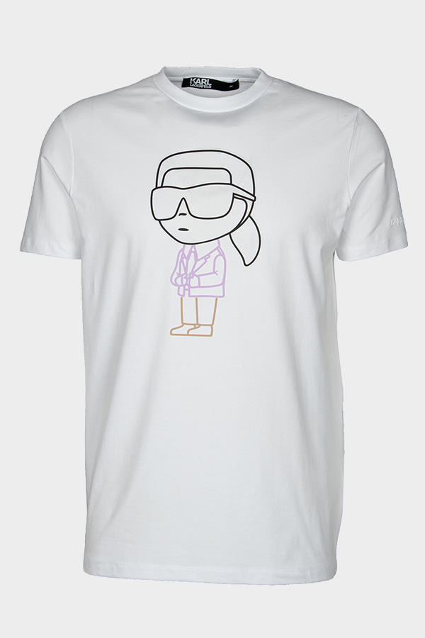 T-SHIRT KARL LAGERFELD - 10 WHITE